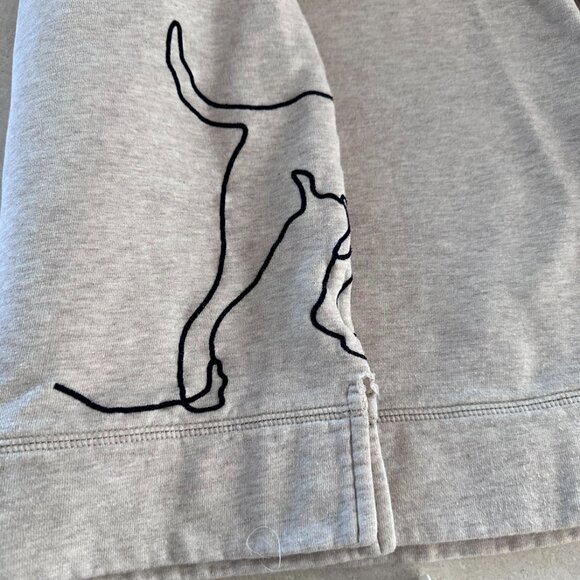 Talbots Size Large Sweatshirt with Emboidered dog on front and back - Picture 4 of 10